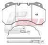CASALS BKM1136 Brake Pad Set, disc brake